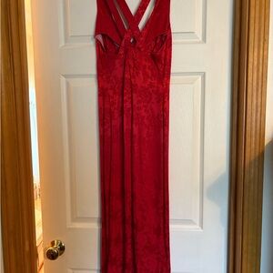Elegant Red Evening Dress